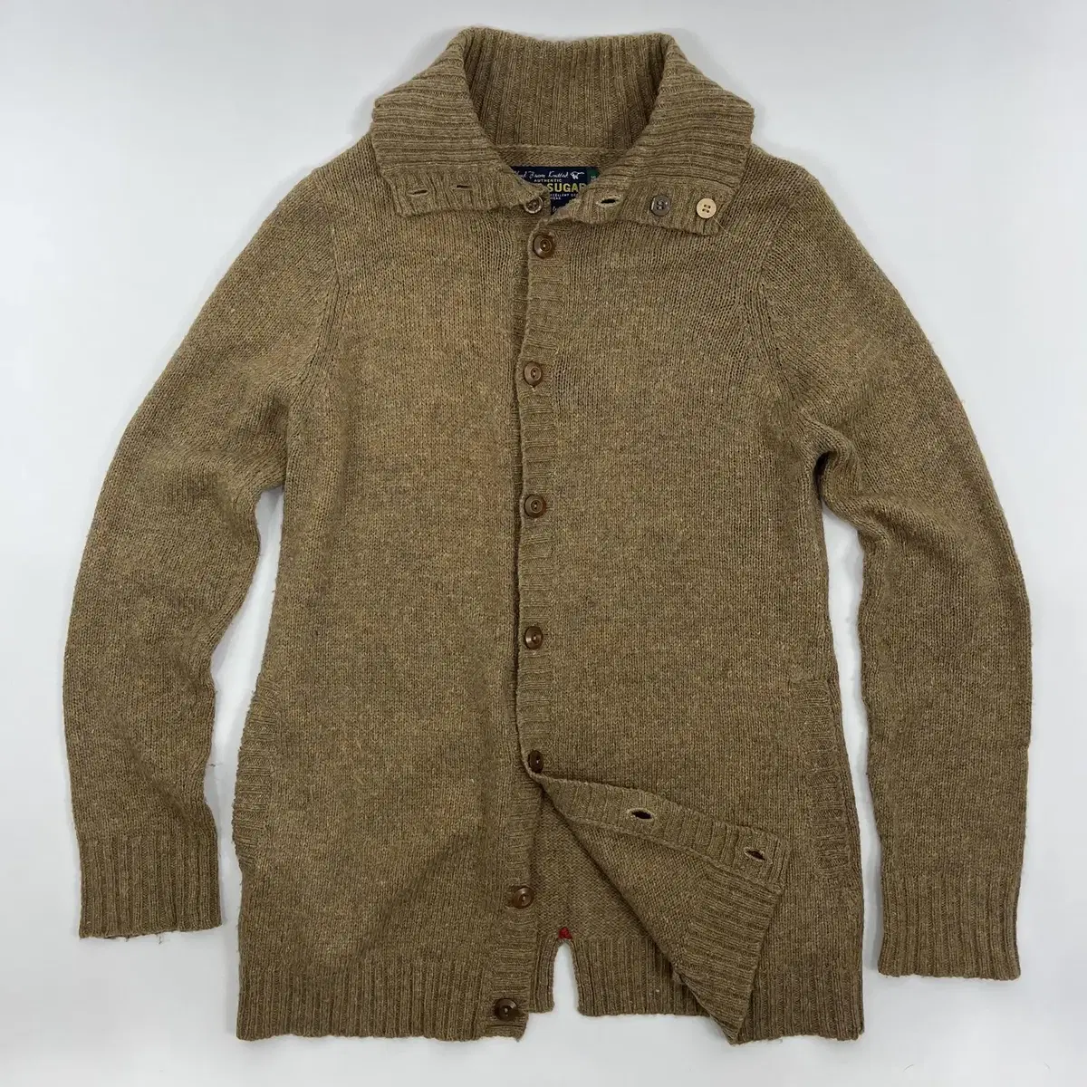 CUBE SUGAR wool cardigan